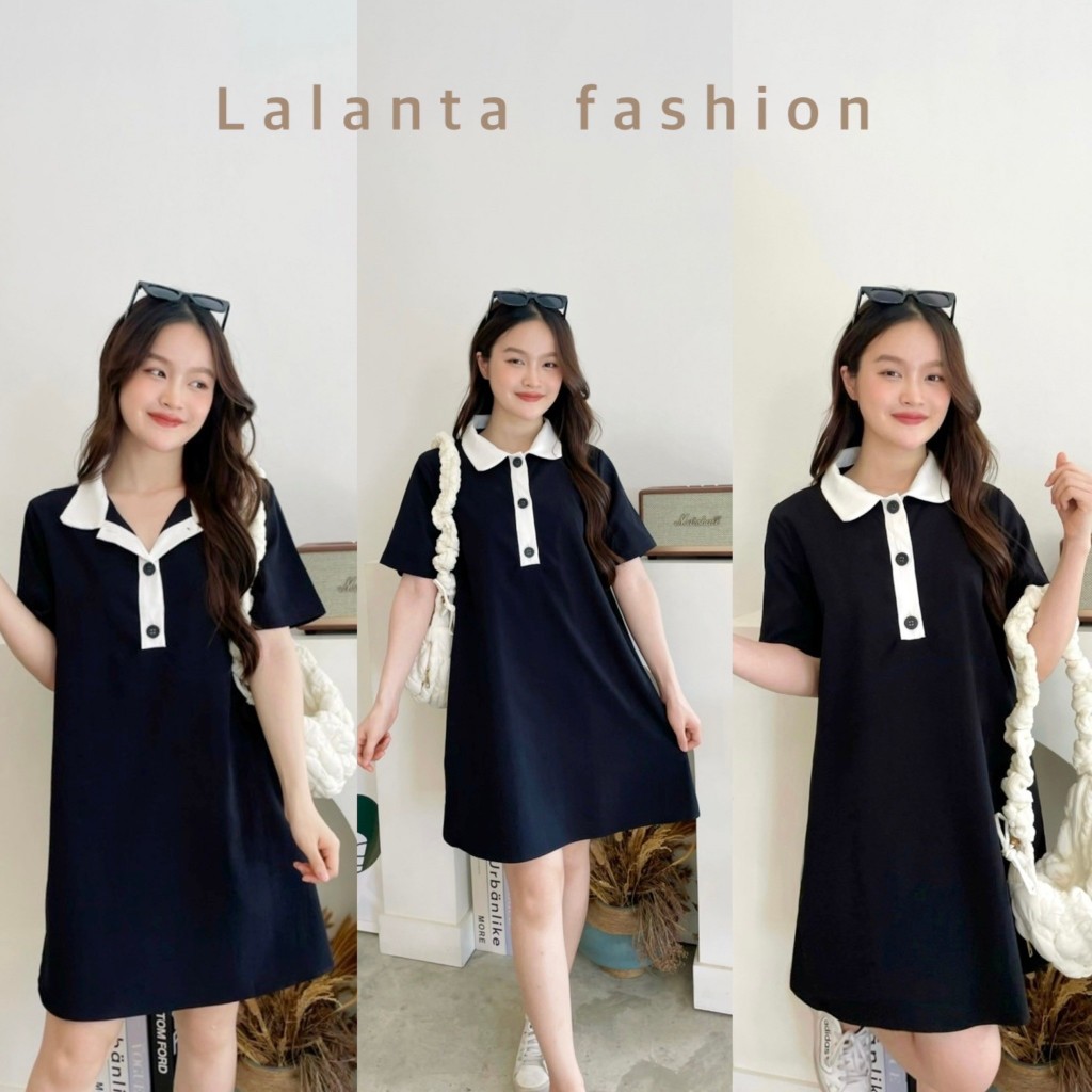 [พร้อมส่ง] เดรส Oversize #DD66