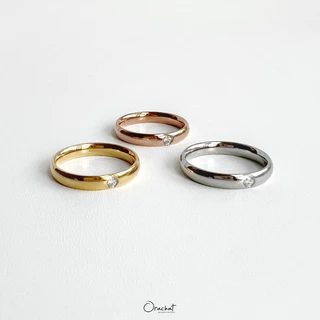 Orachat | Kevin 14k ring. (แหวนตัวเรือนสแตนเลส)