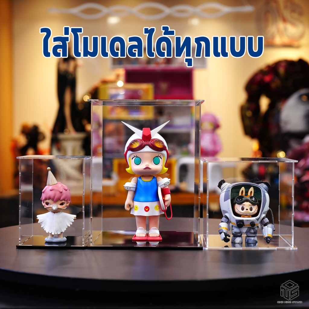 กล่องใส่โมเดล ขนาดเล็ก ขนาดกลาง กล่องโชว์สินค้า กล่องอะคริลิค ประกอบเองได้ กล่องใส่อาร์ทอย - รูปที่ 5