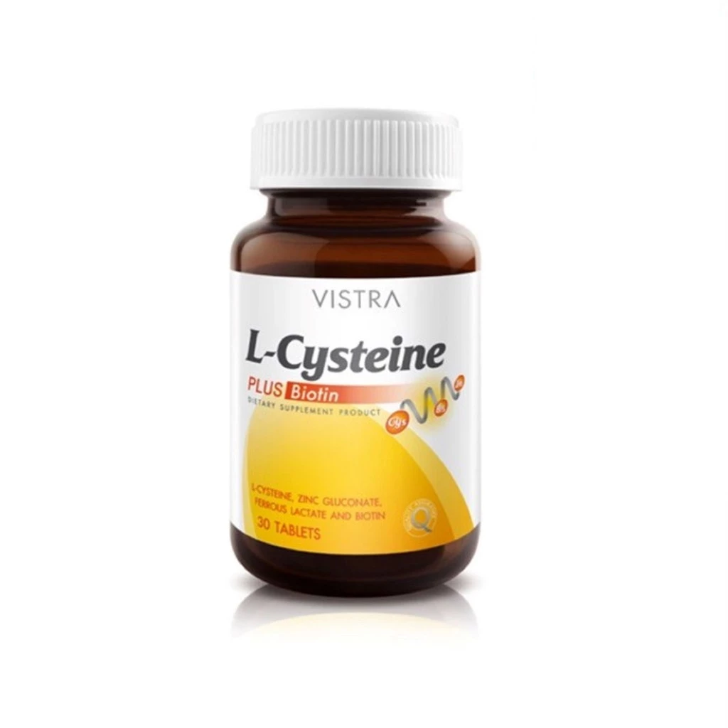 VISTRA L-Cysteine plus Biotin ดูแลสุขภาพผมและเล็บ
