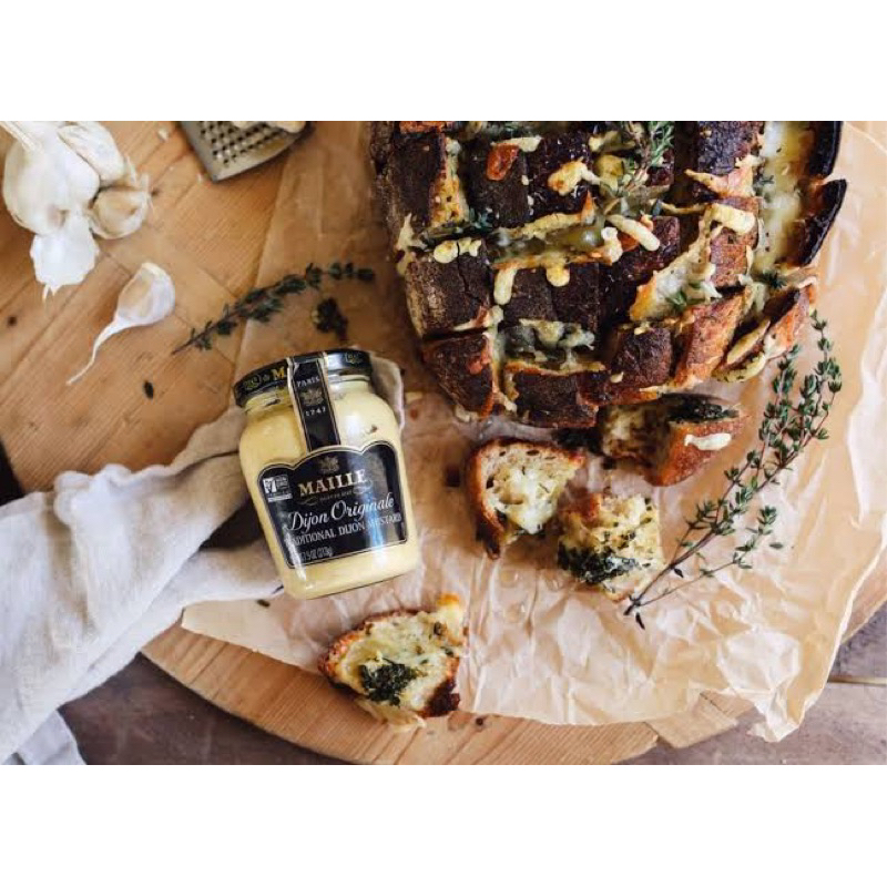 Mailie dijon mustard / whole grain mustard 210g. มัสตาร์ด นำเข้าจากฝรั่งเศส🇫🇷 ดิจองมัสตาร์ด โฮลเกรนมัสตาร์ด - รูปที่ 2