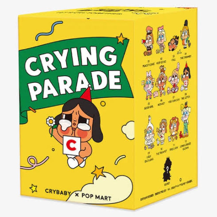 พร้อมส่ง🇹🇭(ของแท้ 100%) กล่องสุ่ม ฟิกเกอร์ POP MART CRYBABY Crying Parade