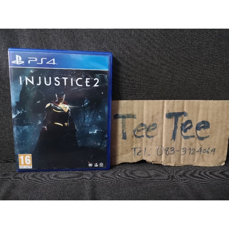 injustice 2 ps4มือสอง แผ่นสว​ยใช้​งาน​ปกติ​แผ่น​ภาษาอังกฤษ​โซน2 แผ่นเล่นกับเครื่อ​งps5ได้ครับ