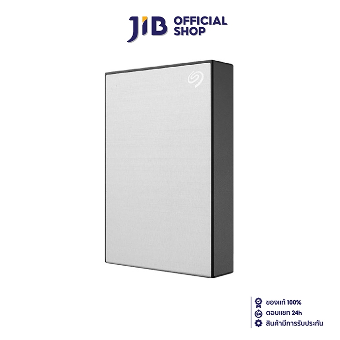 4 TB PORTABLE HDD (ฮาร์ดดิสก์พกพา) SEAGATE ONE TOUCH WITH PASSWORD (SILVER) (STKZ4000401)