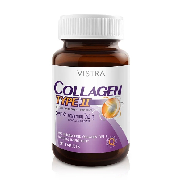 Vistra Collagen Type II 30 เม็ด วิสทร้า คอลลาเจน ไทพ์ ทู [6557]