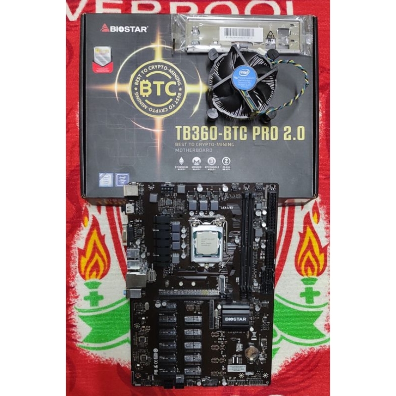 เมนบอร์ด BIOSTAR TB360 BTC PRO 2.0 และ CPU INTEL PENTIUM G5420 SOCKET 1151V2