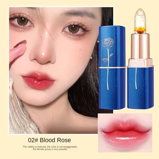ลิปสติก Lip Lessxcoco ลิป นางฟ้า เปลียนสีแท่งเเบบใสๆ ลายดอกไม้ กันน้ำ ชุ่มชื้น ติดทนนาน
