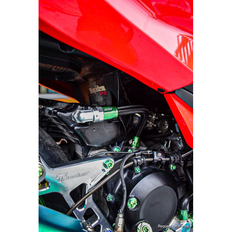 Hyb สายระบายไอกรอง Forza ฟิตติ้งพร้อมสาย (ฟรีสติ๊กเกอร์Hyb)