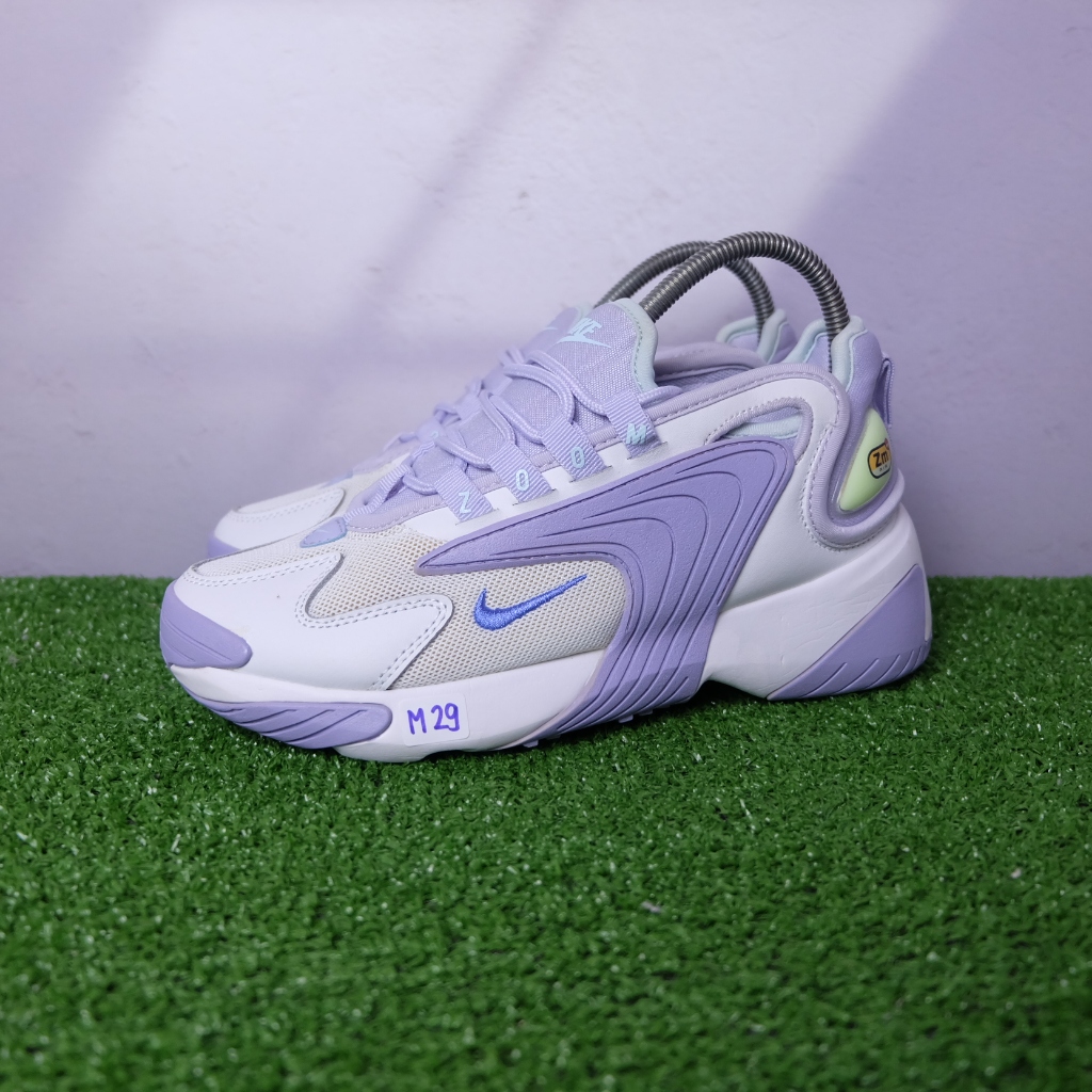 (38/24 cm) Nike Zoom 2K Oxygen Purple ม่วงพาสเทลน่ารักมาก ไนกี้มือ2ของแท้💯 รองเท้าผ้าใบผู้หญิง