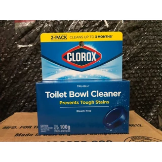 {พร้อมส่ง} Clorox ก้อนฟ้าทำความสะอาดชักโครกสีฟ้าสูตรแถบเหลือง 💢CLOROX Toliex Blowl Cleaner