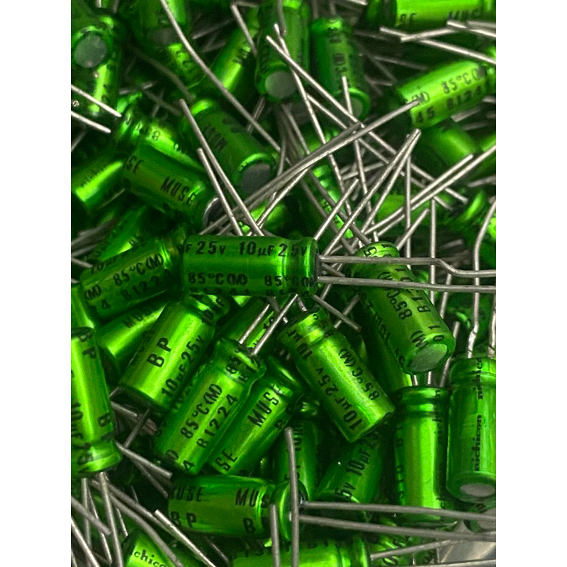 nichicon 10uf 25v BP (แบบไม่มีขั้ว)  มีของพร้อมส่ง