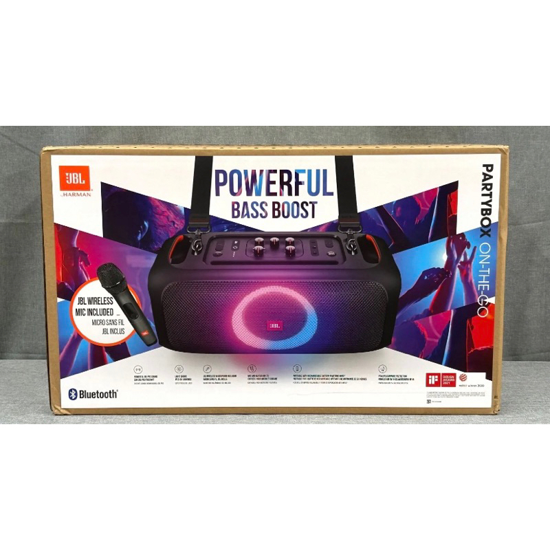 JBL Partybox On The Go Portable Speaker. NIB. FREE SHIPPING.