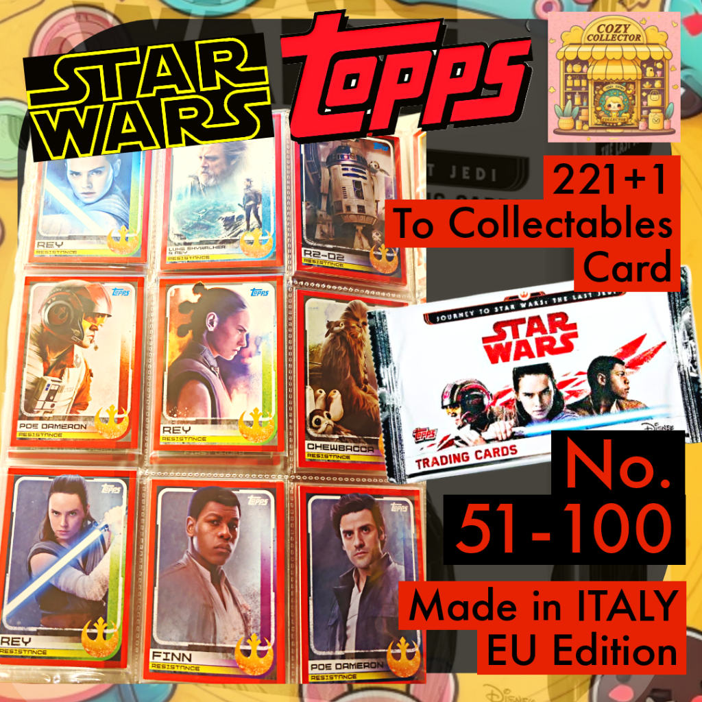 TOPPS Star Wars (EU) การ์ดสะสม สตาร์วอร์ ยุโรป No. 51-100