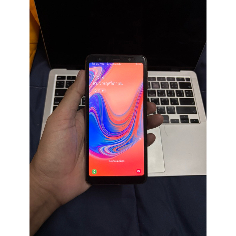 Samsung A7 2018 มือสอง สีทอง