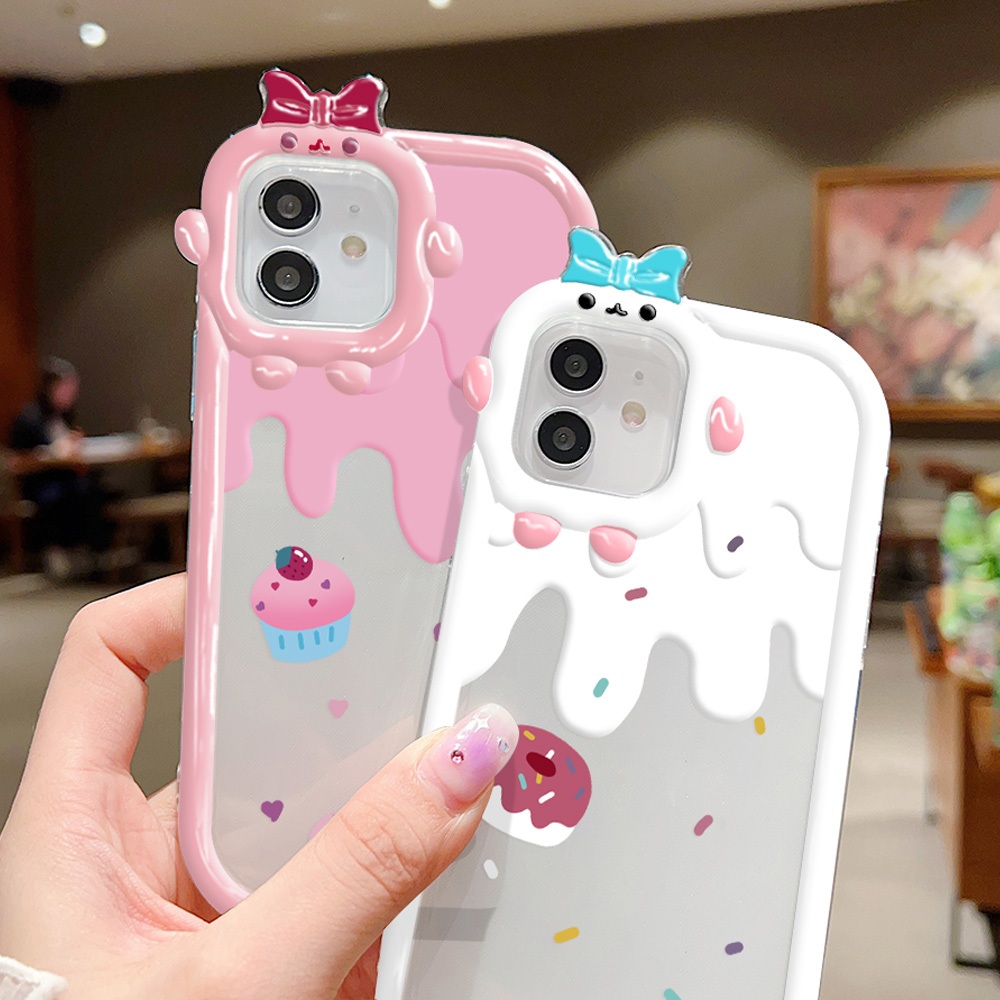 🔥แบบนิ่ม เคส for iPhone 11 13 14 Pro 12 pro 15 pro max 7 8 Plus XSMax 14 plus โทรศัพท์มือถือ ลายการ์ตูนมอนสเตอร์ สําหรับ - รูปที่ 5