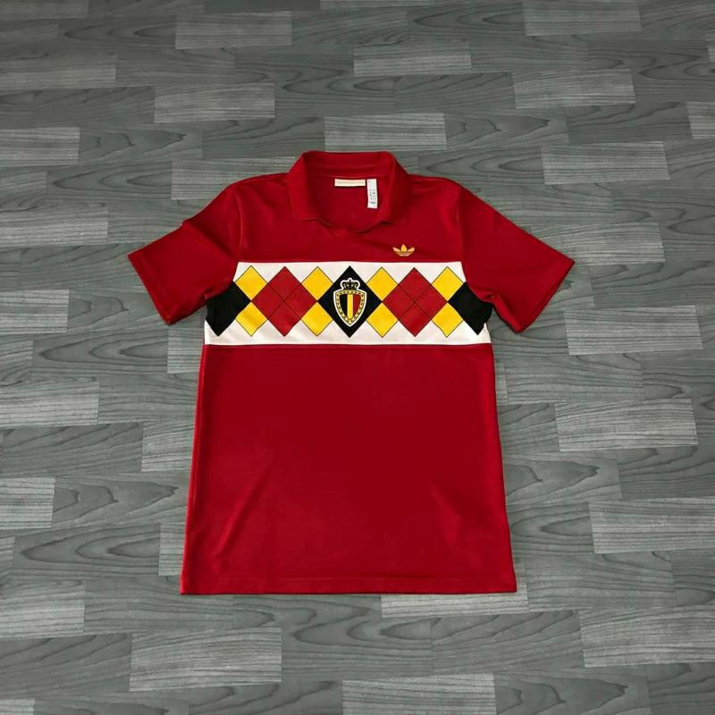 Belgium 1984 เสื้อบอลแท้ เบลเยี่ยม retro