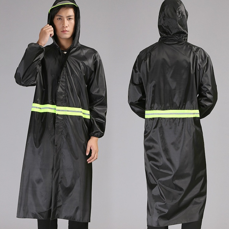 COD เสื้อกันฝน เสื้อกันฝนมีฮู้ด ตัวเสื้อยา ชุดสะท้อนแสง เหมาะสำหรับใส่ขับรถจักรยานยนต์ – โปรปัง