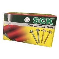 SCK น็อตปลายสว่าน เมทัลชีท C3S ทุกขนาดความยาว (100ตัว) น็อตยิงหลังคา น็อตยิงเมทัลชีท กัลวาไนซ์ แปรเหล็ก - รูปที่ 2
