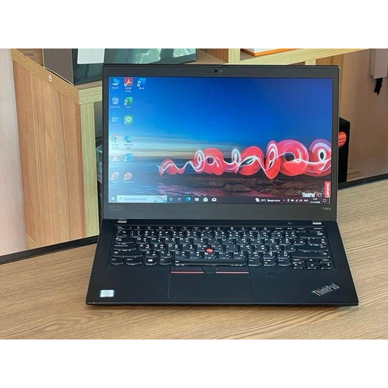 Lenovo ThinkPad T490s i5-8365U SSD512GB RAM 16GB Win 10 Pro คีย์ไฟ  สินค้ามือสอง มืออาชีพเขาใช้กัน
