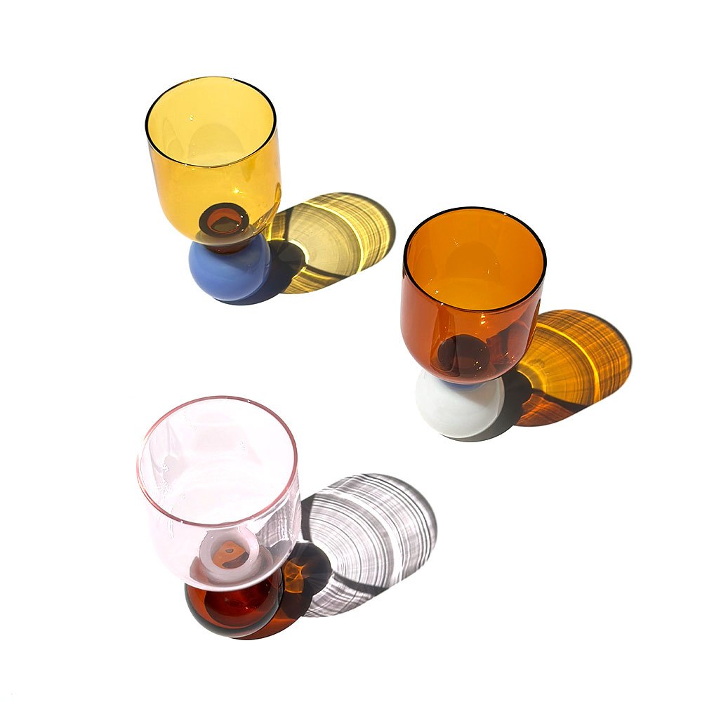 Sardine (Set แก้วไวน์ ) Set Sardine Wineglass แก้วไวน์ แชมเปญ 3 สี