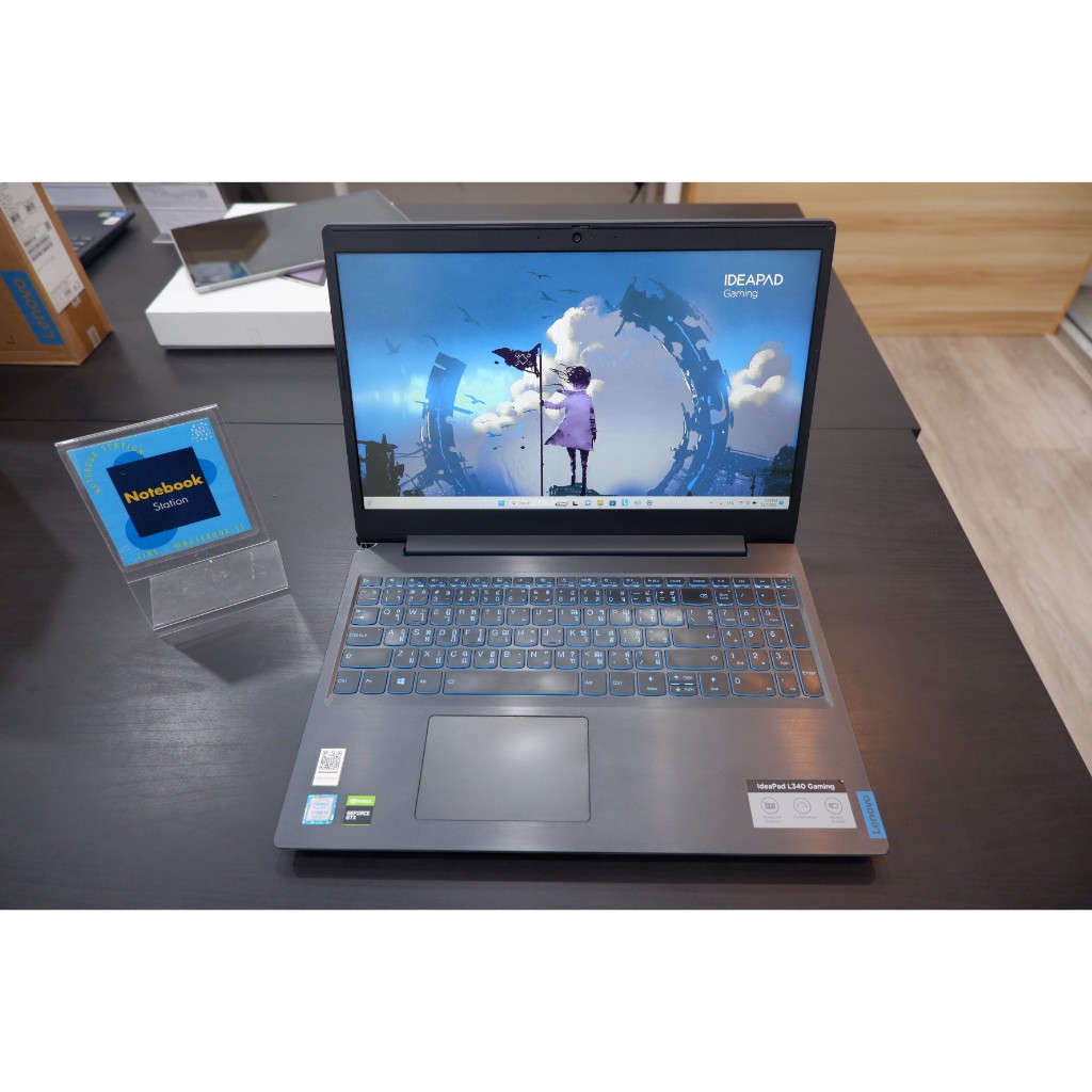 Lenovo L340 Gaming i5-9300H Ram8 GTX1650 จอ15.6 Full HD คีย์บอร์ดไฟสีฟ้า สเปคเกมมิ่ง ราคาถูก เพียง 9