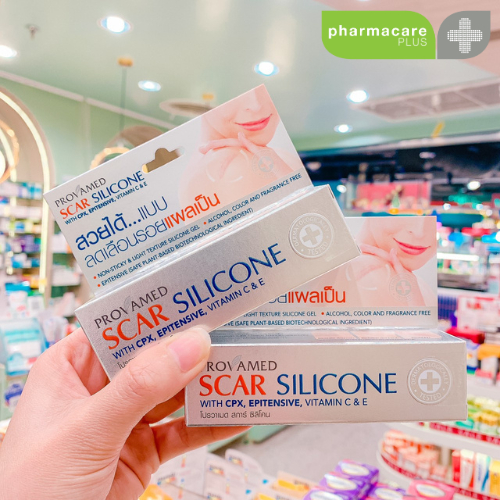 ⚡️✨PROVAMED SCAR SILICONE ครีมทารอยแผลเป็น 10 กรัม และ 25 กรัม⚡️✨ ราคา ถูกที่สุด ดีลบีเคเค แกลเลอรีภาพที่ 2