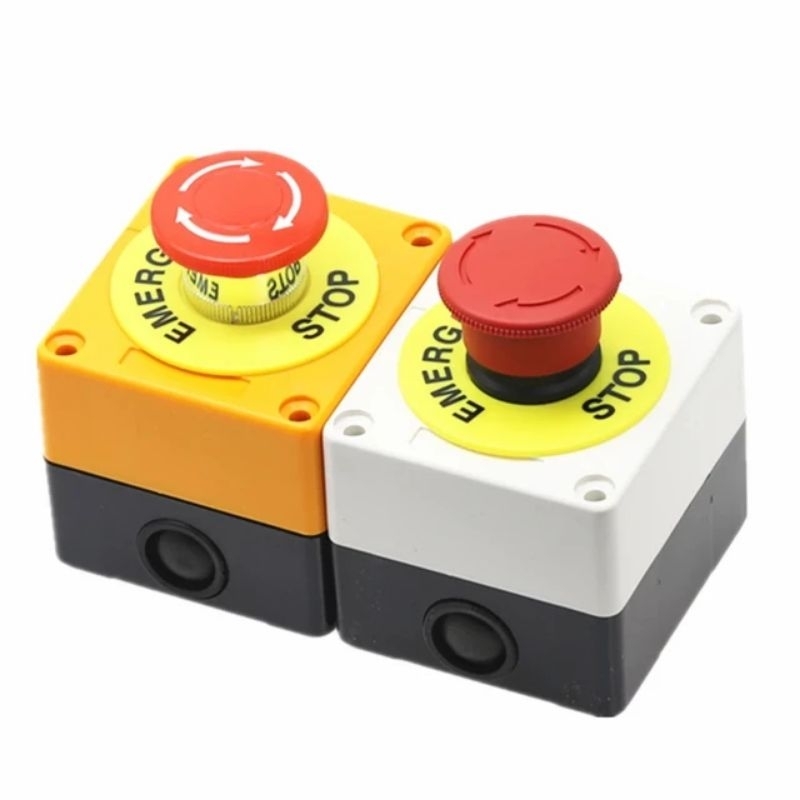 สวิทช์ปุ่มกดฉุกเฉิน Emergency stop ขนาด 22มิล (จัดส่งทันที)