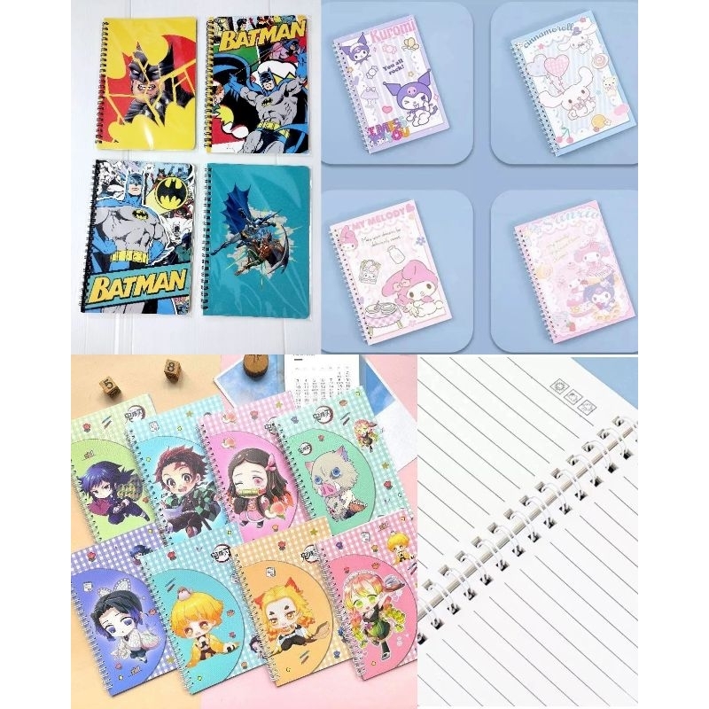 สมุดโน้ต สันห่วง ลายการ์ตูน ราคาต่อเล่ม คาปิบาร่า ซานริโอ spiderman - รูปที่ 2