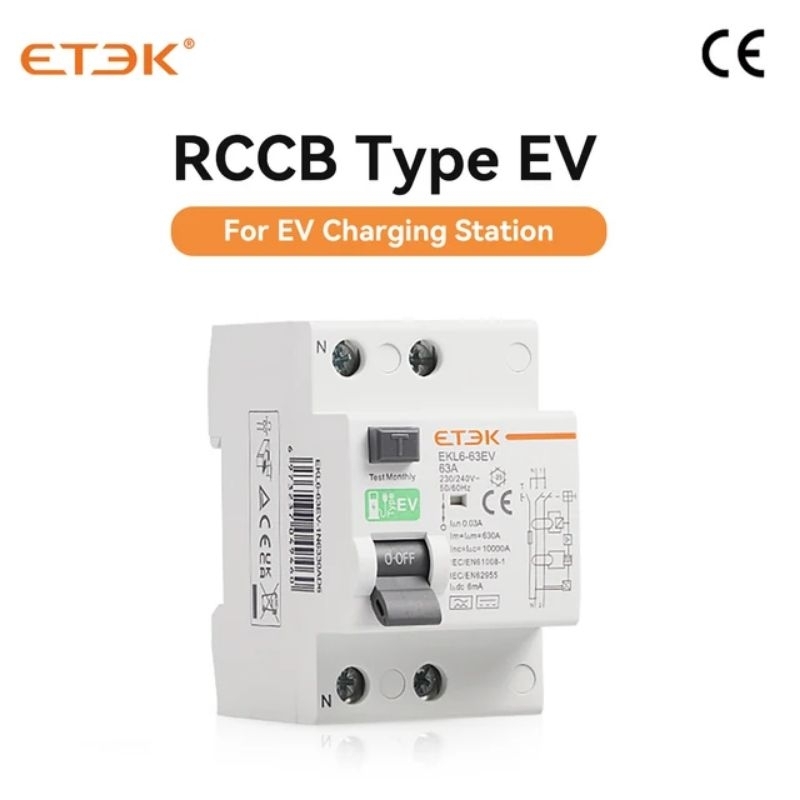 RCD or RCCB Type B for EV Cars and Solar Cell [ส่งฟรี][แถมฟรีไขควง เช็คไฟ1ชิ้น]  (สินค้าพร้อมจัดส่ง)