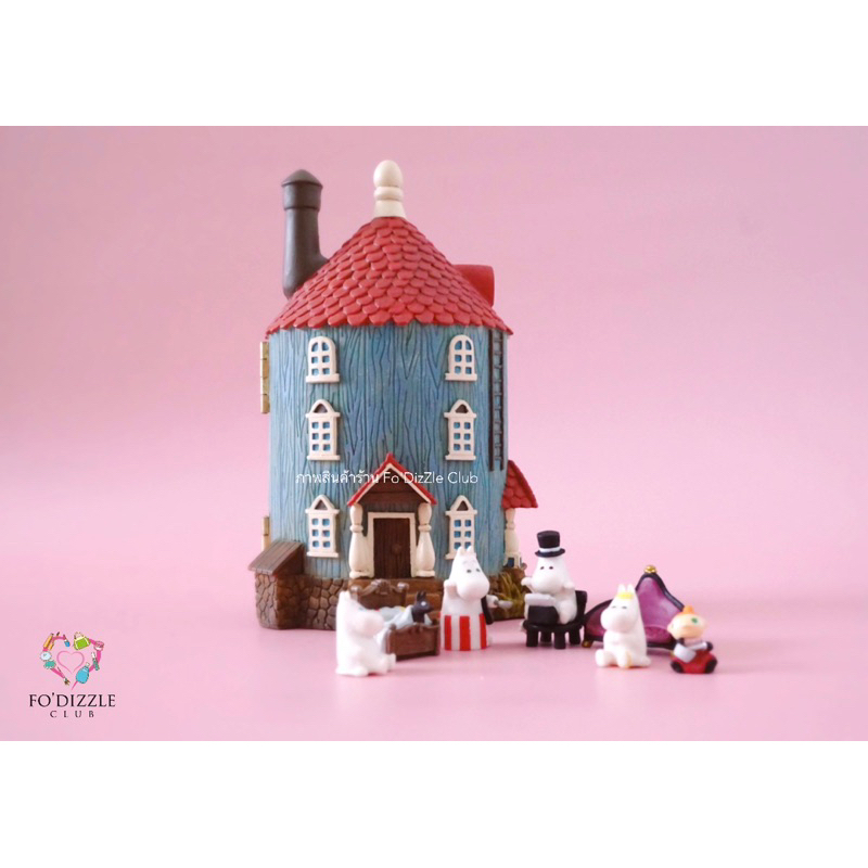 (พร้อมส่งของแท้!) ♥︎Rare!! Moomin (Japan) Open House Premium Resin Figurine เพลิดเพลินกับครอบครัวมูม