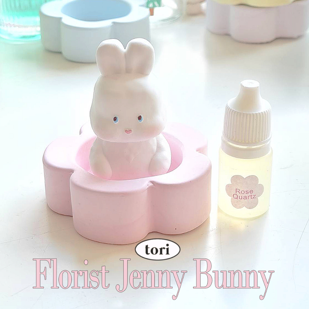 TORIAROMA | JENNY BUNNY FLOWER 🌼🐇🌼 ปูนหอมกระจายกลิ่น น้องกระต่าย พร้อมฐานดอกไม้ เพิ่มความหอมน่ารักมา