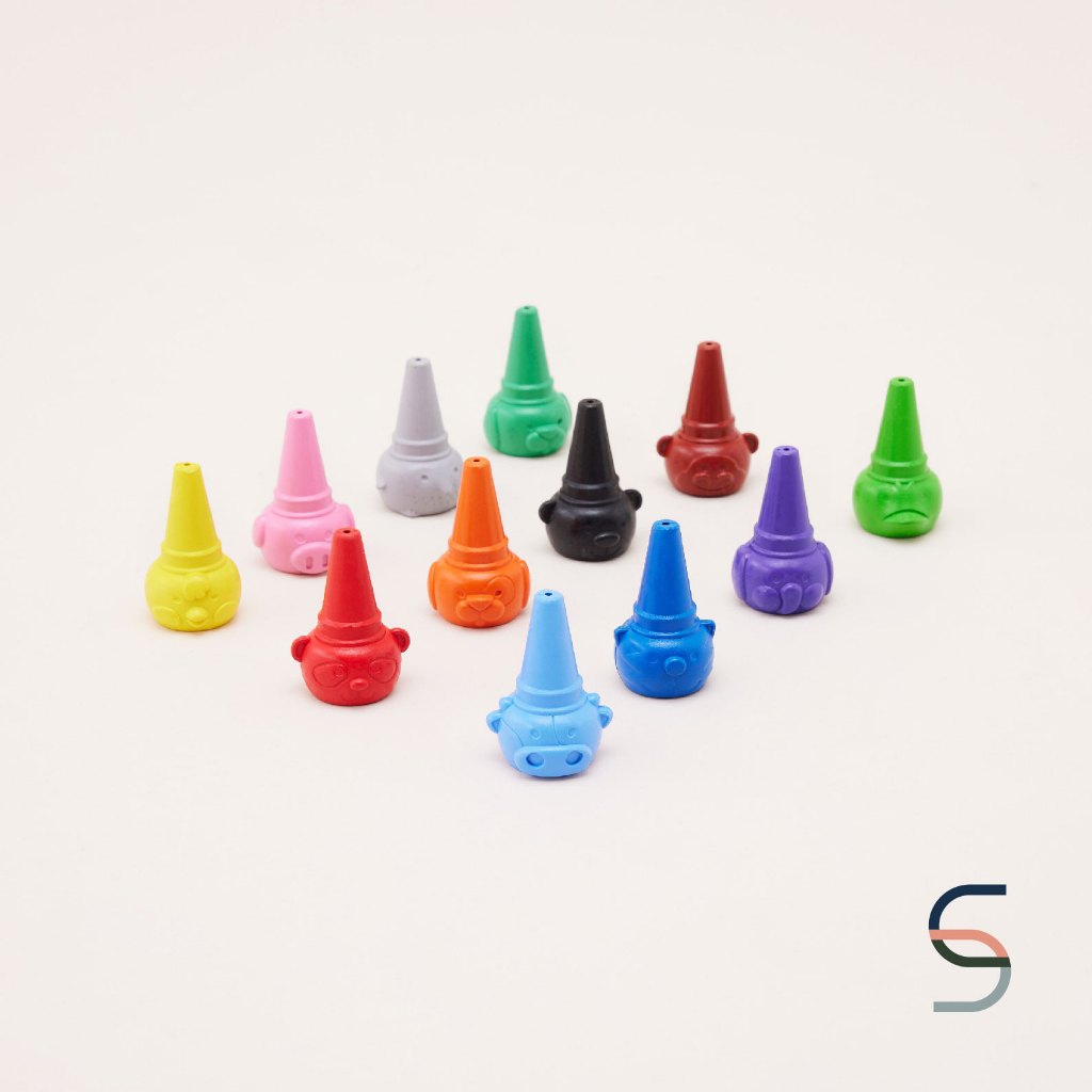 SARABARN 12 Colours Crayon Set | สีเทียน 12 สี