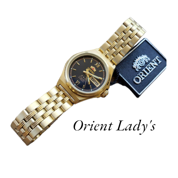 Orient Three Stars Automatic Black Dial Lady's Watch FNQ1S003B9