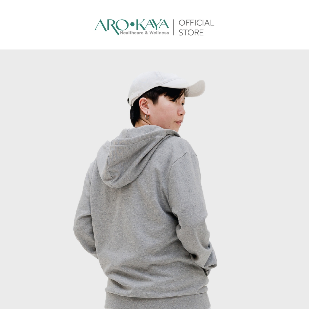 Arokaya Collagen Classic Hoodie เสื้อฮู้ดคอลลาเจน รุ่น AC3802 ราคา ถูกที่สุด ดีลบีเคเค แกลเลอรีภาพที่ 5
