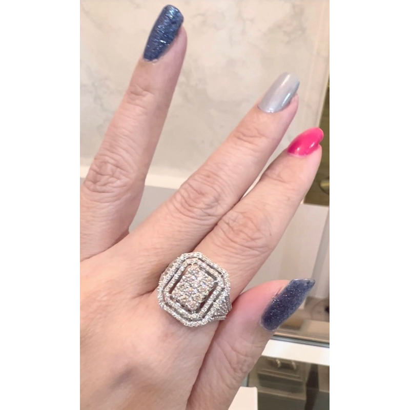 แหวนเพชรแท้ เพชรน้ำ99vvsเบลเยี่ยมคัท