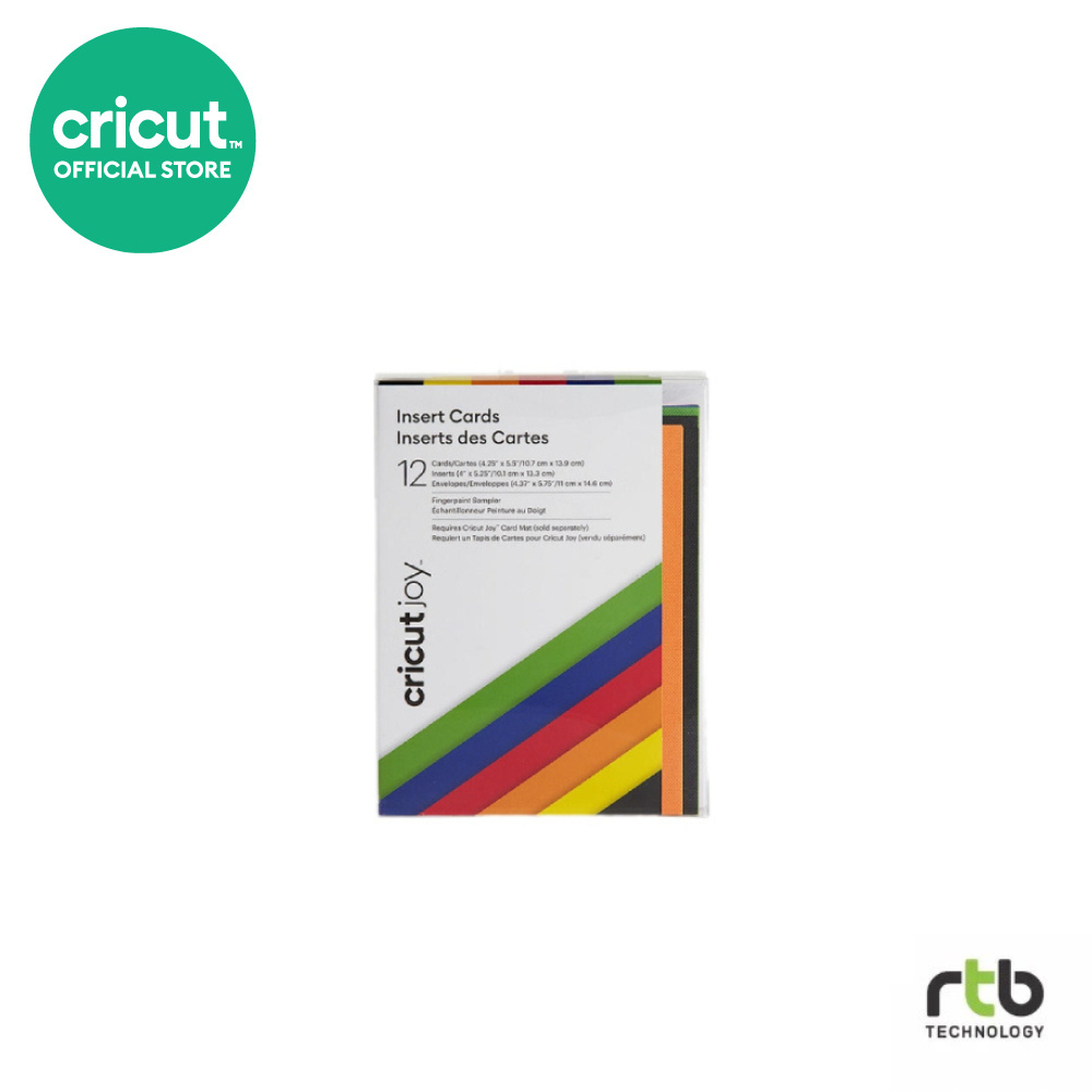 Cricut Joy Insert Cards Fingerpaints กระดาษการ์ดสำหรับใช้กับเครื่องตัดรุ่น Cricut Joy