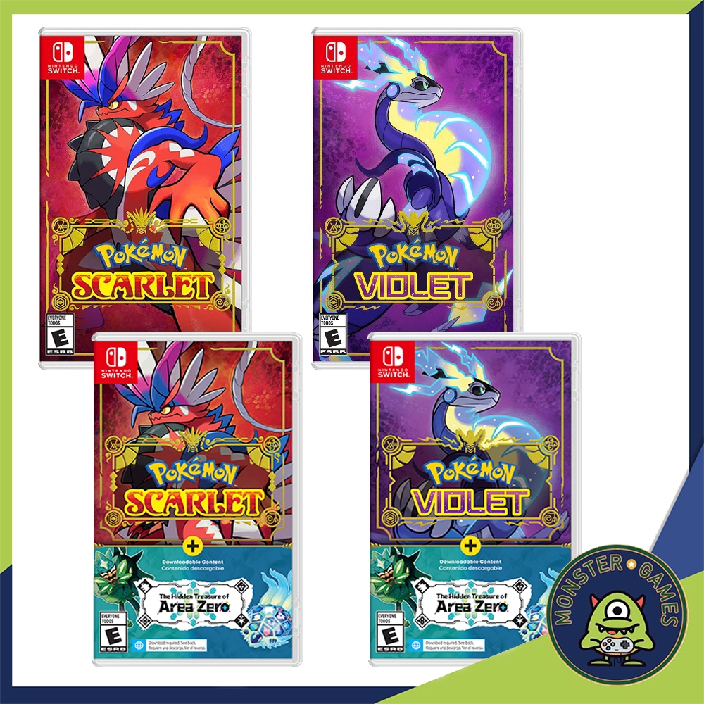 พร้อมส่ง!! Pokemon Scarlet & Violet Nintendo Switch Game แผ่นแท้มือ1!!!! (Pokemon Scarlet Switch)(Pokemon Violet Switch)