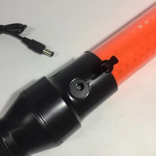 กระบองไฟจราจร 3 จังหวะ ชาร์จไฟได้ ไฟกระพริบ ไฟค้าง 54 CM Traffic baton กระบองไฟโบกฉุกเฉิน แท่งกระบองไฟจราจร