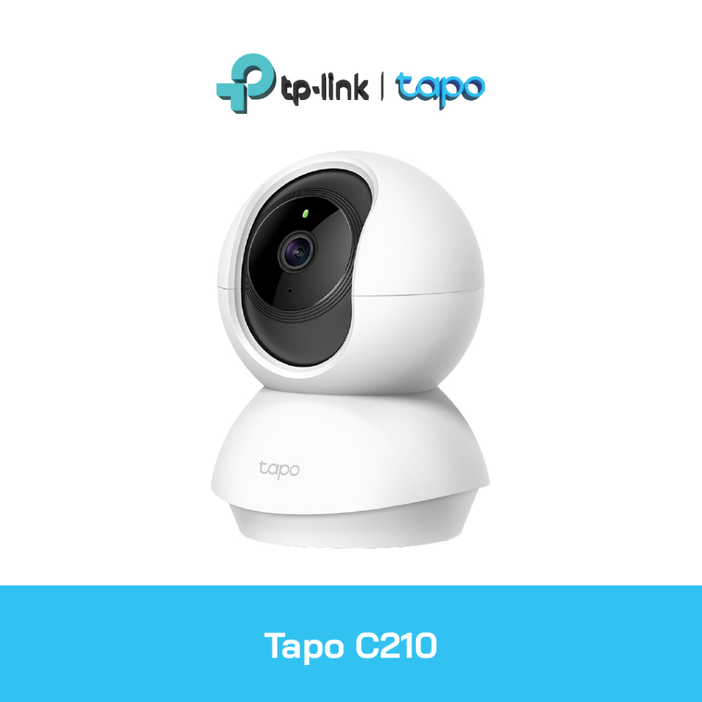 TP-LINK|TAPO กล้องวงจรปิด WIFI 3 ล้านพิกเซล รุ่น Tapo C210 (เลือกหน่วยความจำได้)