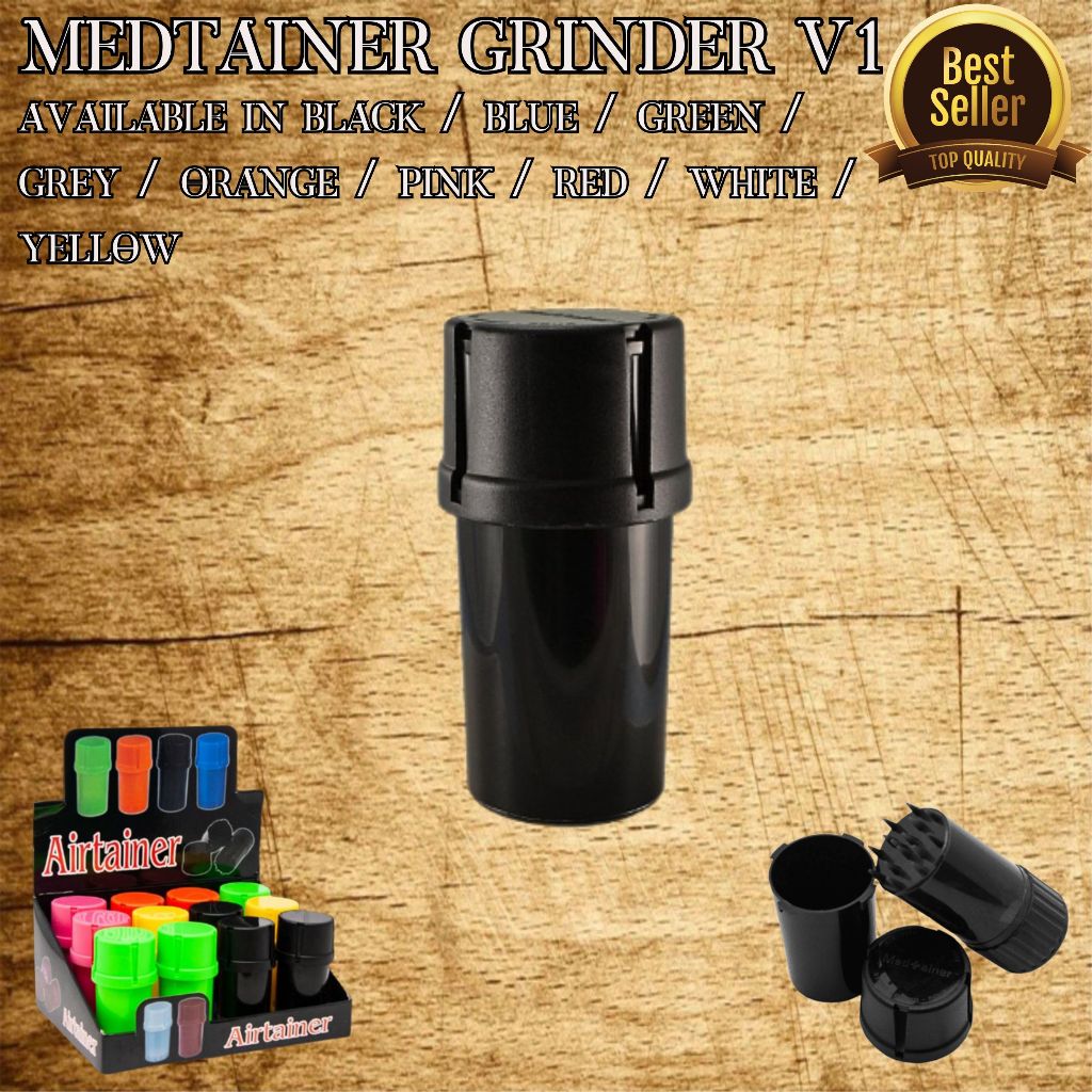 กระปุก พร้อมที่บด Grinder V1 มีให้เลือก 8 สี