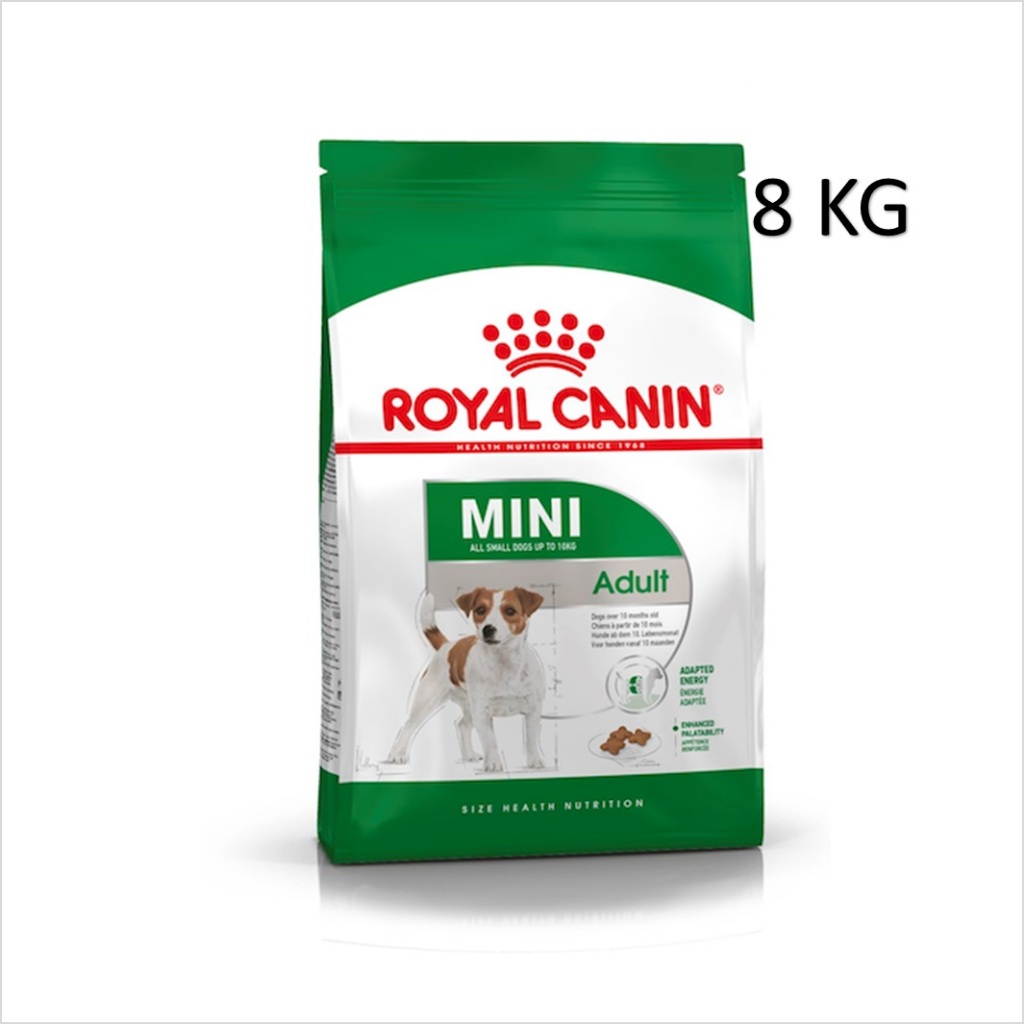 Royal Canin Mini Adult 8 KG Dog Dry Food อาหารเม็ด สุนัขโต พันธุ์เล็ก อาหารสุนัข