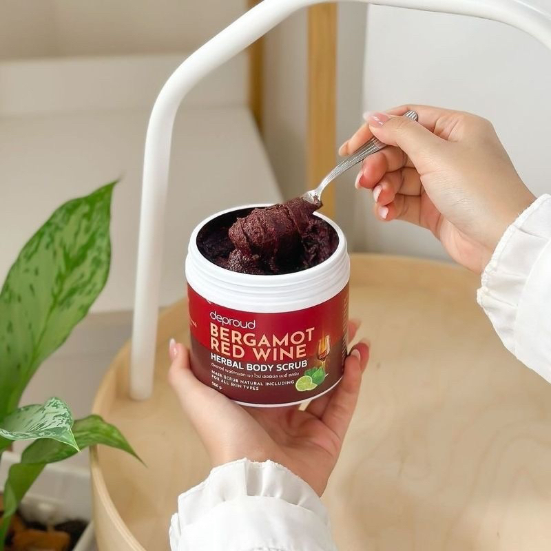 กรดแดง โสมแดง สครับโอ่ง Deproud  ราคาต่อชิ้น