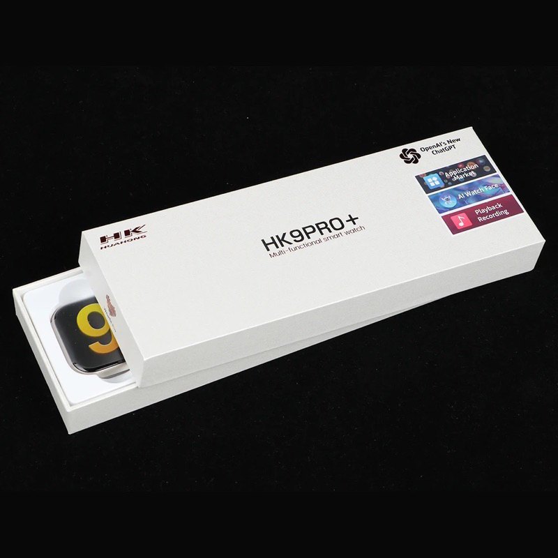 Hk9pro +จอAMOLEDกันน้ำได้แถมเคส+สาย+ฟิล์มจอ45mm