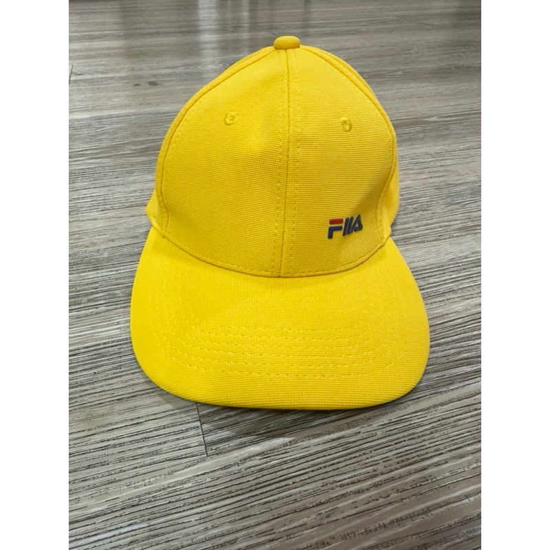 หมวก FILA สีเหลืองปรับขนาดได้