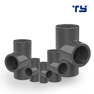 Reef-aholic TY สามทาง U-PVC Tee 20 - 50 mm. ราคาถูกใจ หยิบใช้ได้ตลอด จะขาว จะเทา หรือจะเอาไปทั้งสอง