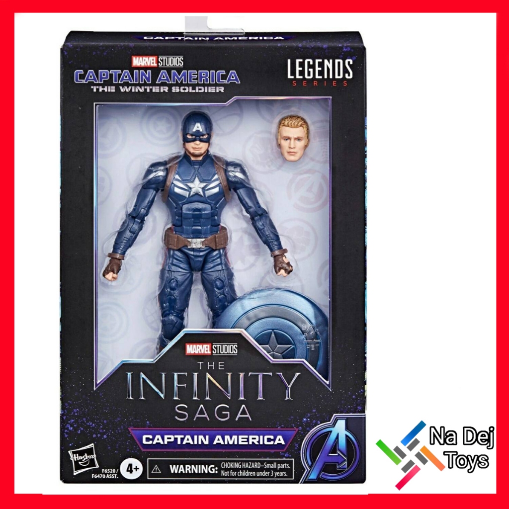Marvel Legends Infinity Saga Captain America 6" Figure  มาร์เวล เลเจนด์ กัปตัน อเมริกา ขนาด 6 นิ้ว ฟิกเกอร์
