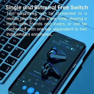 TWS M19 Pro หูฟังบลูทูธ หูฟังไร้สาย TWS กันน้ำ IPX5 พร้อมไมค์สำหรับ IOS Android - ลดเสียงรบกวน