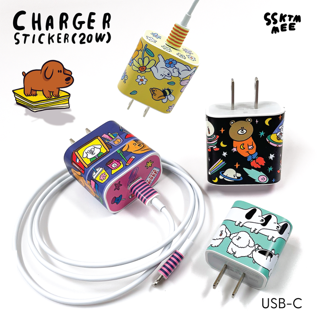 ssktmmee - charger sticker สติกเกอร์แปะหัวชาร์จ
