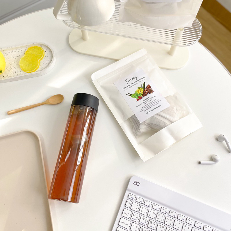 ꒰ มีส่งด่วน มีโค้ดลด ꒱ ชาหอมสมุนไพร FREE ขวดแช่ชา  ✨