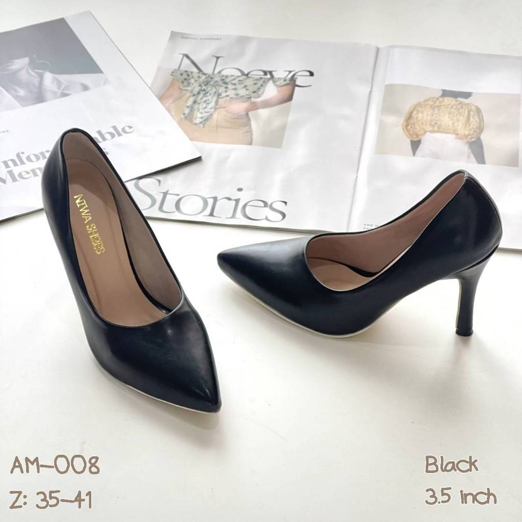 NIWA SHOES รองเท้าคัทชู ✨✨ รุ่นที่เป็นที่ 1 ตลอดกาล รองเท้าคัทชู รองเท้าแฟชั่น รหัสสินค้า AM-008 ราคา ถูกที่สุด ดีลบีเคเค แกลเลอรีภาพที่ 6
